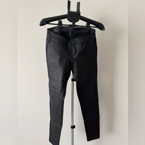 Celebrity Pink - Size 3/26 - Black Skinny Matte Faux Leather Pants